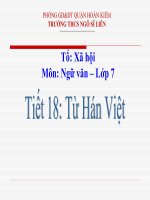 Bài Giảng Từ Hán Việt Lớp 7