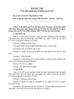 bài dự thi tìm hiểu luật khiếu nại  tố cáo