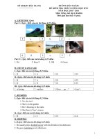 tieng anh 6  thí ĐIỂM