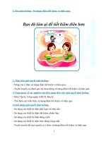 BÀI dự THI vận DỤNG KIẾN THỨC LIÊN môn để GIẢI QUYẾT CÁC TÌNH HUỐNG THỰC TIỄN đề tài “ sử dụng điện tiết kiệm và hiệu quả  