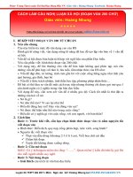 Cách viết đoạn văn nghị luận 200 chữ