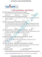 10  126 bài tập chuyên đề  dẫn xuất halogen   ancol   phenol