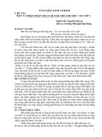 Sáng Kiến Kinh Nghiệm Một Vài Biện Pháp Chuẩn Bị Tâm Thế Cho Trẻ  Vào Lớp 1