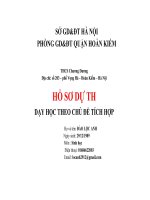 Tích hợp phòng chống ma túy, mại dâm và HIV, AIDS vào môn sinh học 8 