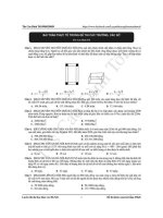 Tổng hợp các bài trắc nghiệm toán thực tế