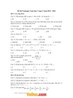 de thi violympic toan lop 7 vong 17 nam 2015 2016 