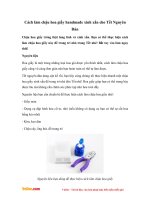 Cách làm chậu hoa giấy handmade xinh xắn cho Tết Nguyên Đán