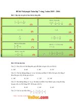 de thi violympic toan lop 7 vong 1 nam 2015 2016 