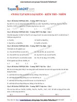 07  470 bài tập chuyên đề kim loại kiềm, thổ và nhôm 