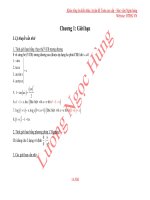 tổng hợp bài tập TCC- Luyện thi- K19HVNH