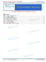 TỪ VỰNG ÔN THI HỌC KỲ 1 TIẾNG ANH 10_CÔ PHAN ĐIỆU