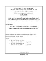 Vận dụng kiến thức liên môn để giải quyết các tình huống thực tiễn dành cho học sinh trung học tình huống TÌM HIỂU VỀ CƠN BÃO RAMMASUN VÀ GIẢI PHÁP PHÒNG CHỐNG BÃO TRONG ĐIỀU KIỆN CỦA VIỆT NAM