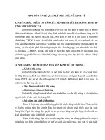 MỘT SỐ VẤN ĐỀ QUẢN LÝ NHÀ NƯỚC VỀ KINH TẾ