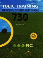 TOEIC  730 training reading comprehension 730 (ebook)