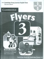cambridge flyers 3 answer booklet   