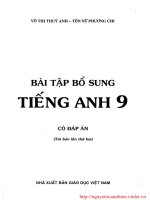 Bài tập bổ sung tiếng anh 9