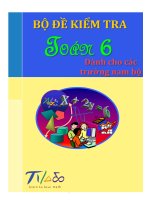đề kiểm tra toán lớp 6 Nam Bộ