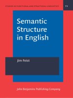 Semantic structure in english