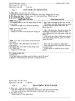 Giáo án khoa học lớp 4 chi tiết, đầy đủ