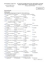 Bộ đề thi tốt nghiệp phổ thông trung học tập 2