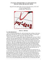 Sáng Kiến Ứng Dụng Tính Đơn Điệu Của Hàm Số Để Giải Phương Trình, Hệ Phương Trình