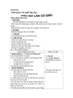 Linh vuc giao duc phat trien nhan thuc làm quen với nghề dạy học 