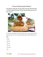 Lễ cúng Rằm tháng Chạp phải chuẩn bị những gì?