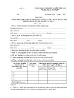 Mẫu bản báo cáo hoàn thành các nội dung của Đề án bảo vệ môi trường