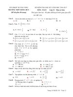 DE THI HOC KI i LOP 12  TRAC NGHIEM 