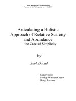 BifogadFil_Articulating a Holistic Approach of Relative Scarcity and Abundance