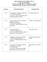 giáo án hoạt động ngoài trời chủ đề gia dinh 