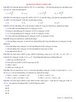 [WORD]_TRẮC NGHIỆM HÌNH HỌC 11 CHƯƠNG III CÓ ĐÁP ÁN PHẦN 3 (HAI MẶT PHẲNG VUÔNG GÓC + KHOẢNG CÁCH)