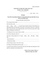 Mẫu số 02/SĐ-GD: Tờ khai thay đổi, bổ sung thông tin đăng ký sử dụng phương thức giao dịch điện tử