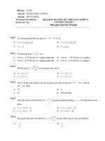 De thi giai tich 12 mo cuc hay co dap an 