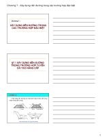 Xây dựng nền đường trong các trường hợp đặc biệt