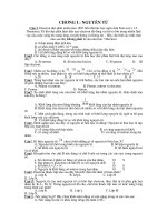 BÀI TẬP TRẮC NGHIỆM HÓA CỰC HAY HÓA 10