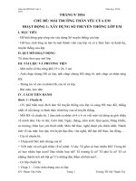 Giáo án ngoài giờ lên lớp lớp 4 đầy đủ, chi tiết