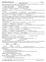 Đề hoá tổng hợp hóa vô cơ