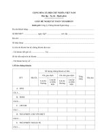 Mẫu giấy đề nghị tất toán tài khoản chứng khoán