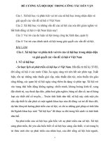 ĐỀ CƯƠNG XÃ HỘI HỌC TRONG CÔNG TÁC DÂN VẬN