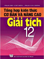 Tổng hợp kiến thức cơ bản và nâng cao giải tích 12