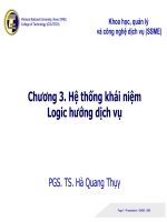 Bài Giảng Hệ Thống Khái Niệm Logic Hướng Dịch Vụ