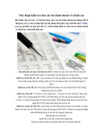 Thủ thuật kiểm tra báo cáo tài chính nhanh và chính xác