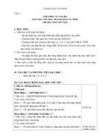 Giáo án thanh lịch văn minh lớp 5 chi tiết, đầy đủ