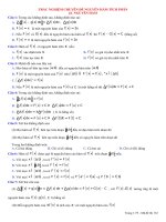 WORD_TRẮC NGHIỆM CHUYÊN ĐỀ NGUYÊN HÀM TÍCH PHÂN (159 CÂU CÓ ĐÁP ÁN)