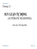 chương 12 suy luận tự động   automatic reasoning