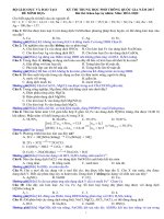 GIẢI VÀ PHÂN TÍCH MỨC ĐỘ CÂU HỎI