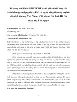 Sử dụng mô hình SERVPERF đánh giá sự hài lòng của khách hàng sử dụng thẻ ATM tại ngân hàng thương mại cổ phần kỹ thương Việt Nam  Chi nhánh Nội Bài, Hà Nội