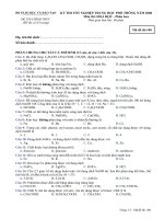 Bộ đề thi tốt nghiệp phổ thông trung học tập 14