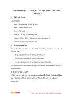 Bài tập toán lớp 4: Dạng toán tìm hai số khi biết hiệu và tỉ của hai số đó